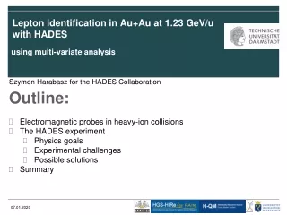 Lepton identification in Au+Au at 1.23 GeV/u with HADES