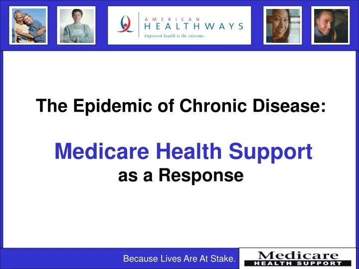 the epidemic of chronic disease medicare health support as a response