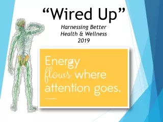 “Wired Up” Harnessing Better  Health &amp; Wellness 2019