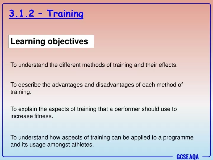 3 1 2 training