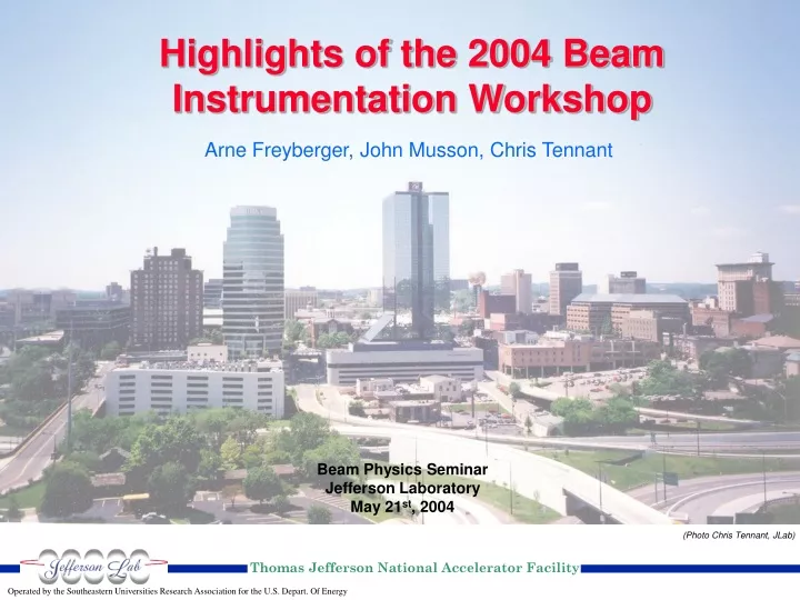 highlights of the 2004 beam instrumentation
