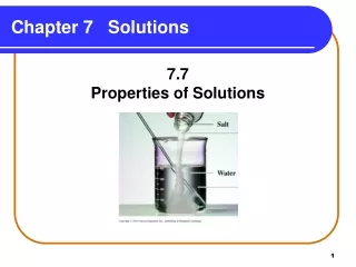 Chapter 7   Solutions