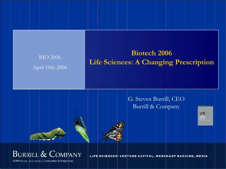 biotech 2006 life sciences a changing prescription