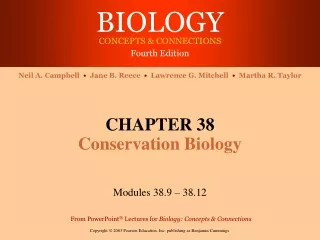 CHAPTER 38 Conservation Biology
