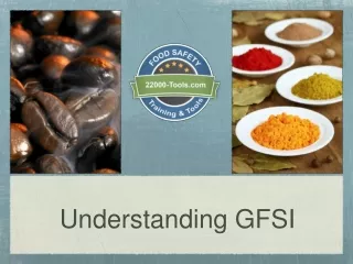 Understanding GFSI