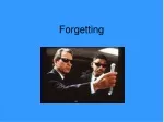Forgetting - slide 1