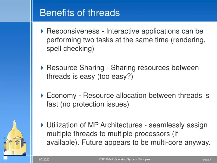benefits of threads