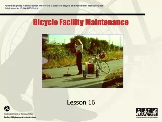 Bicycle Facility Maintenance