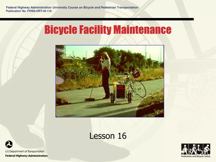 bicycle facility maintenance