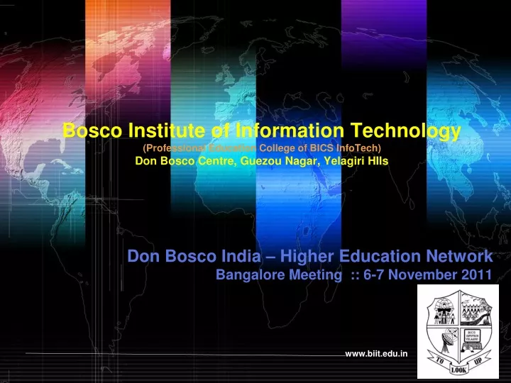 bosco institute of information technology
