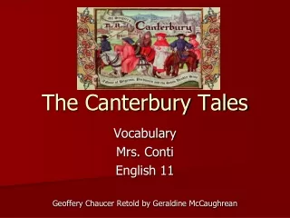 The Canterbury Tales