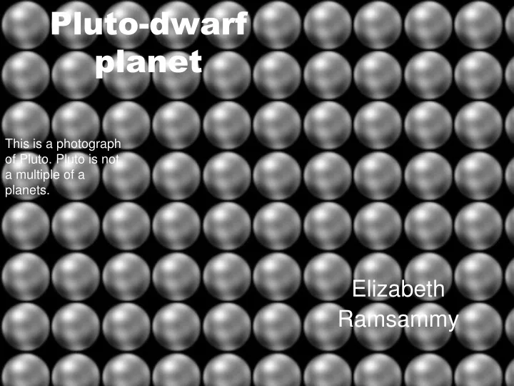 pluto dwarf planet