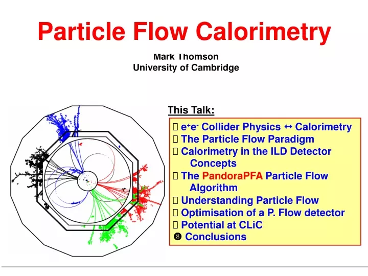 particle flow calorimetry
