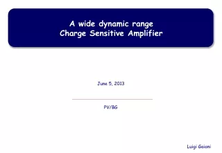 A wide dynamic range  Charge Sensitive Amplifier