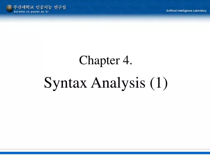 chapter 4 syntax analysis 1