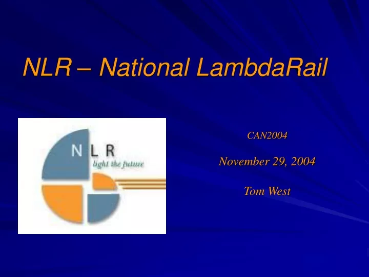 nlr national lambdarail