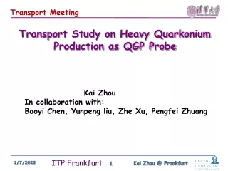 Transport Study on Heavy Quarkonium Production as QGP Probe