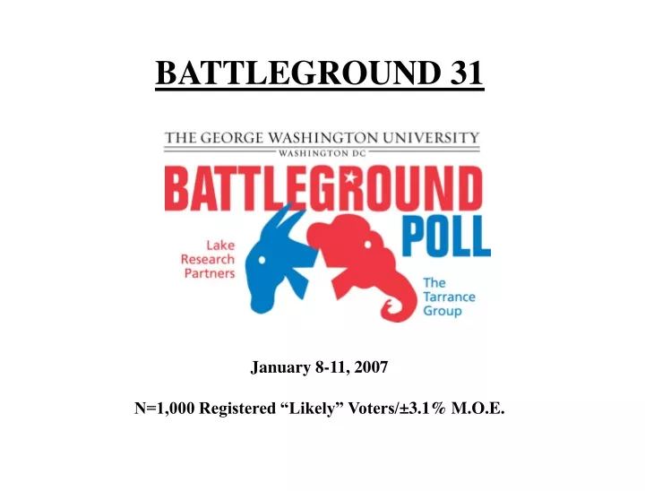 battleground 31