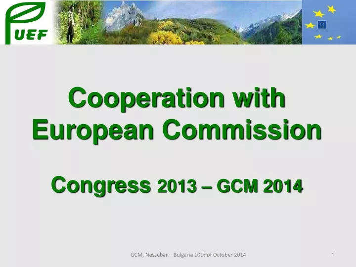 cooperation with european commission congress