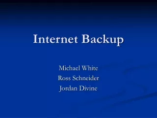 Internet Backup