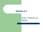 Evolution of Matter Theories Through History - slide 1