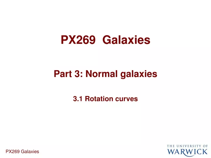 px269 galaxies