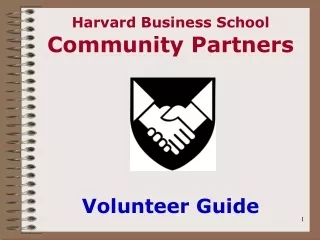 Harvard Business School Community Partners