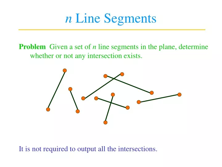 n line segments