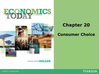 Chapter 20 Consumer Choice