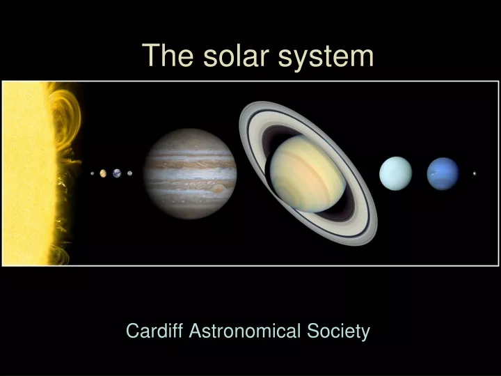 the solar system