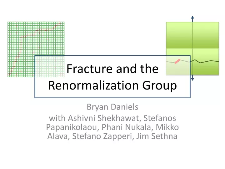 fracture and the renormalization group