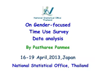 On Gender-focused  Time Use Survey Data analysis