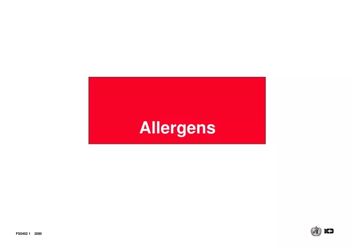 allergens