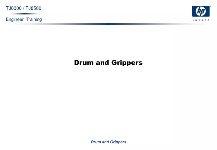 drum and grippers