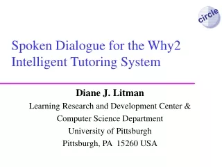 Spoken Dialogue for the Why2 Intelligent Tutoring System
