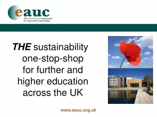 THE  sustainability one-stop-shop for further and higher education across the UK