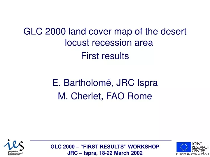 glc 2000 land cover map of the desert locust