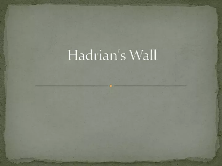 hadrian s wall