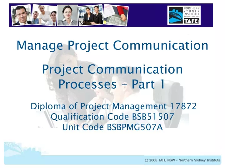 manage project communication project