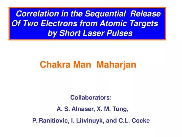 correlation in the sequential release