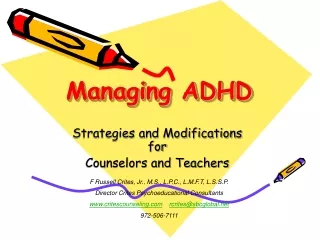 Managing ADHD