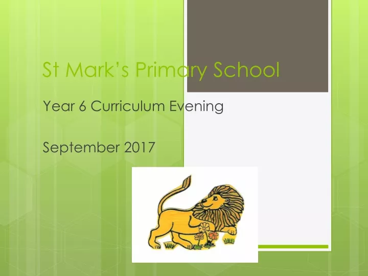 st mark s primary school