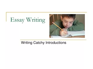 Essay Writing