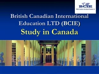 British Canadian International Education LTD  (BCIE)