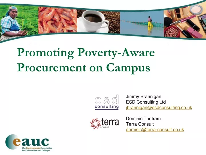 promoting poverty aware procurement on campus