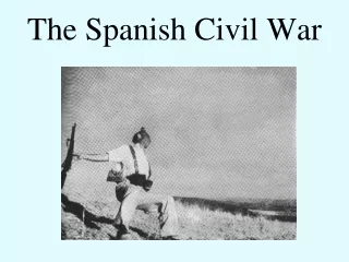 The Spanish Civil War