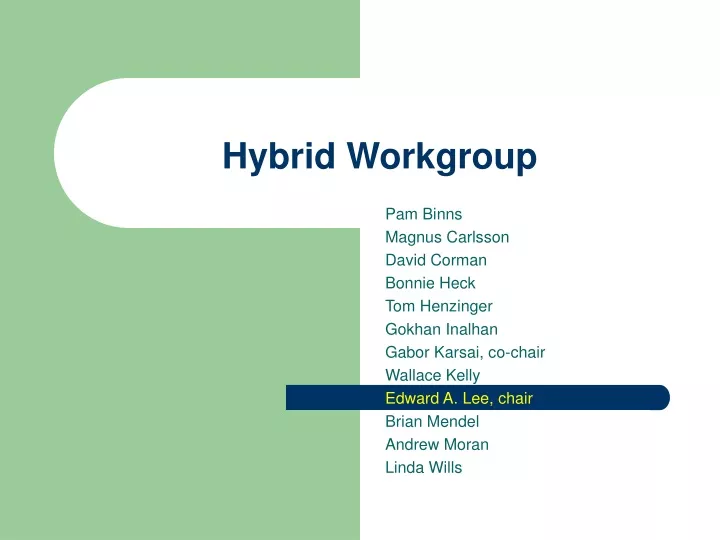 hybrid workgroup