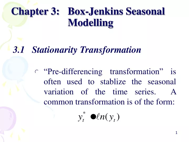 chapter 3 box jenkins seasonal modelling