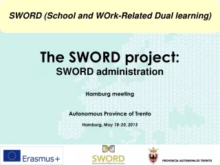 The SWORD project:  SWORD administration