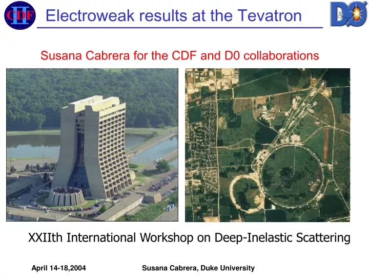 electroweak results at the tevatron